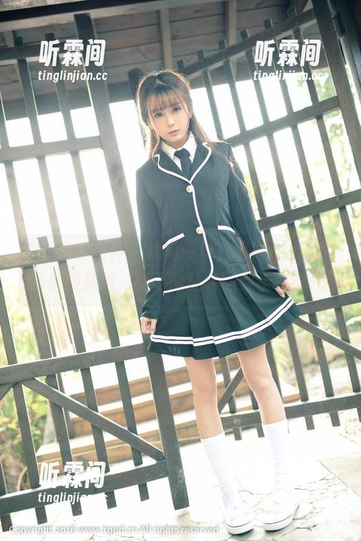 TGOD推女神 - 就问一句，雨婷goddess的校服高清，能不能让你回到学生时代？